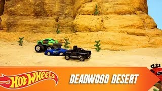 Custom Motors Cup Race 2 Deadwood Desert  HotWheels [upl. by Aeslek]