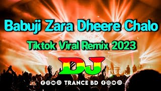 Babuji Zara Dheere Chalo Dj Remix  Durga Puja Special Mix  Tiktok Viral Dj Gan  Trending 2024 [upl. by Amorita88]