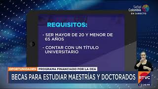 ¡Pilas Hay becas para estudiar maestrías y doctorados financiados por la OEA  RTVC Noticias [upl. by Naeerb895]