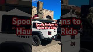 Creative Halloween Car Decoration Ideas shortvideo [upl. by Abita]