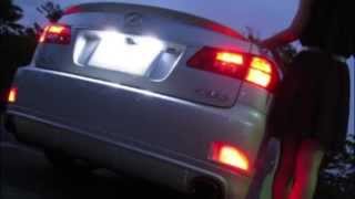 LED Bumper Reflector Lights For 20062013 Lexus IS250 IS350 [upl. by Chaunce]