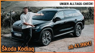 Skoda Kodiaq im AlltagsTest 2025 Wir fahren das NEUE SUV ab 41990€ Fahrbericht  Review  Test [upl. by Assila]