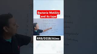 Bacterial Motility and its type microbiology paramedical RRB mlt [upl. by Notlrak969]