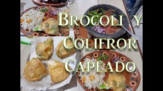 Crujientes y deliciosos Cómo hacer BROCOLI y COLIFLOR capeado PASO a PASO [upl. by Asiruam]