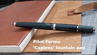 Pilot Fermo Capless Fountain Pen Unboxing and Review [upl. by Ambrosine]