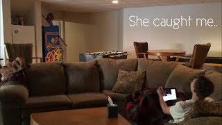 Moaning speaker PRANK on MOM [upl. by Assehc]