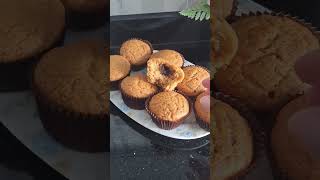 MUFFINS SWEETENED NATURALY WITH DATES SYRUP amp MADE WITH WHOLE WHEAT shortsvideo cupcake christmas [upl. by Atenik]