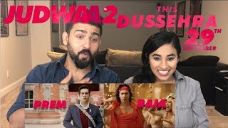 Judwaa 2 Trailer reaction Varun Dhawan Jacqueline Tapsee SajidNadia wala [upl. by Orwin]