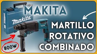 Makita HR2630  Martillo rotativo combinado 26Mm 230240 V 800 W 01200 Rpm 40 posiciones [upl. by Arehahs]