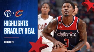 Highlights Bradley Beal with 27 points at Cleveland Cavaliers  102322 [upl. by Bennion]