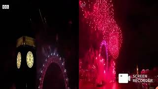 London NYE 2023 VS 2024 Messed Up Video [upl. by Soirtemed]