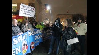 VOR ORT AKTUELL  UNMIGRATIONSPAKT STOPPEN  MERKELMUSSWEGMITTWOCH VOM 21NOVEMBER IN BERLIN [upl. by Larok614]