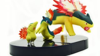 Zukan Review Cyndaquil Quilava amp Typhlosion Line [upl. by Kcirdot]