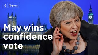 May wins confidence vote  what next for Brexit [upl. by Nelrah]