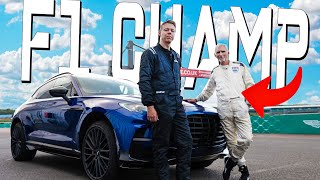 I DROVE AT SILVERSTONE WITH AN F1 CHAMPION  my FIRST reaction to this insane video 👀 [upl. by Eelsha]