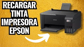 Cómo recargar tinta en impresora Epson con tanque ecotankecofit [upl. by Cardwell164]