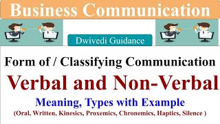 Classifying Communication verbal kinesis haptics proxemics chronemics business communication [upl. by Ansilma]