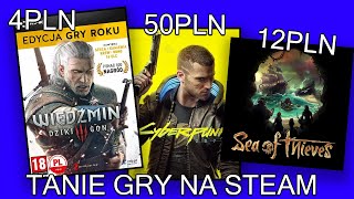 GRY NA STEAM ZA GROSZE WIEDZMIN ZA 4 ZŁ [upl. by Nnaeirual]