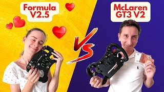 Battle FANATEC Formula V25 VS McLaren GT3  lengueulade est proche [upl. by Aseen]