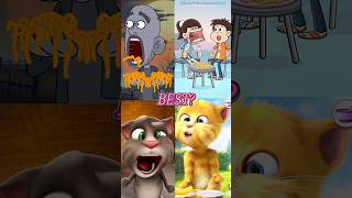 😱OMG🤢quotMy Friend Always Exaggeratesquot My Talking Tom2 And Ginger tiktok duo viral shorts omg cat [upl. by Liew]