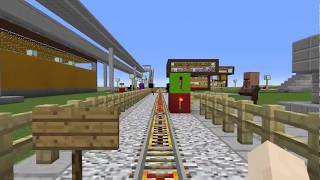 System of Minecraft city railway  May 2018 [upl. by Raseta]