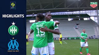 AS SAINTÉTIENNE  OLYMPIQUE DE MARSEILLE 1  0  Highlights  ASSE  OM  20202021 [upl. by Assiron893]