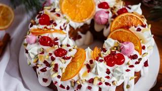 GÂTEAU AU FROMAGE AMANDES ET FRUITS [upl. by Chaddy]