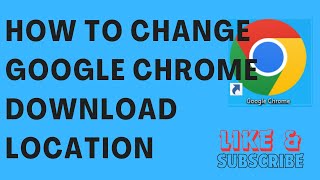 How To Change Google Chrome Download Location [upl. by Adnert106]