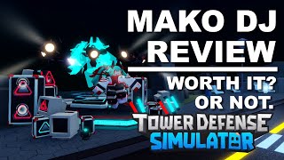 Mako DJ Skin Review Should You Buy It Or Not  Roblox TDS [upl. by Honorine]