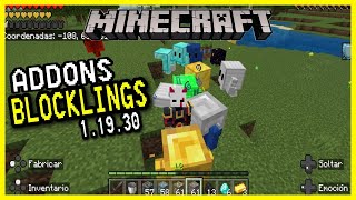 BLOCKLINGS ADDON 11930 Minecraft BEDROCK o minecraft pe addons minecraft bedrock [upl. by Suillenroc]