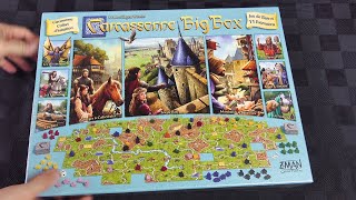 Unboxing Carcassonne Big Box [upl. by Reh]