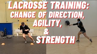 Lacrosse Strength And Conditioning Training  Agility Training For Lacrosse [upl. by Yuu]