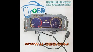 VOLKSWAGEN AUDI Modularer Baukasten MQB platform car dashboard LCD cluster startup test bench [upl. by Dimitris]