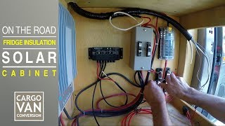 RV Cabinet Install Extra Fridge Insulation amp Solar Reinstall [upl. by Danielle]