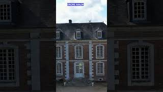 château de Boscherville Bourgtheroulde dans lEure en Normandie filmé par un drone shorts [upl. by Helga]