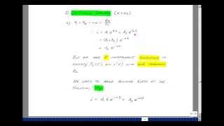 ECE201msu Chapter 7  Critically Damped Natural Response of a Series RLC Circuit [upl. by Ettena]