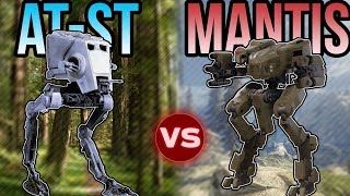 ATST vs Mantis  Halo vs Star Wars Who Would Win [upl. by Temirf]