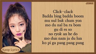 BLACKPINK BOOMBAYAH Easy Lyrics [upl. by Swiercz]