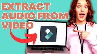 How To EXTRACT AUDIO From Video In Filmora 12 [upl. by Onej]