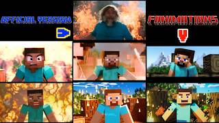 A quotMinecraftquot Movie 2025 Live Action VS Fan Animations  Comparison [upl. by Llednohs763]