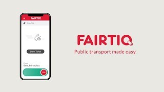 How to use the app  check in check out FAIRTIQ [upl. by Adalard]