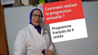 Progression annuelle français dun programme de 6 unités ExempleLe nouveau vivre le français CM1 [upl. by Gelasias]