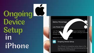 FIXED  Ongoing Device Setup iPhone Battery Problem [upl. by Mauricio]