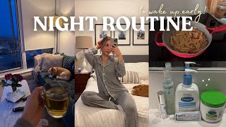 MY NIGHT ROUTINE TO WAKE UP EARLY  healthy habits amp relaxation [upl. by Maurey264]