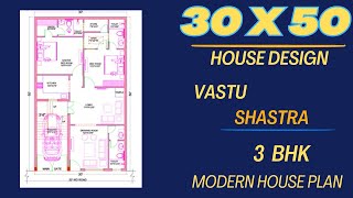 3050 House plan with car parking  30 by 50 Ghar Ka naksha  30 By 50 Home Plan [upl. by Zadoc900]