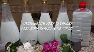 Detergente liquido casero para lavadora  🧼Comidas caseras y consejos de Pepi🍴 [upl. by Ellenaj]