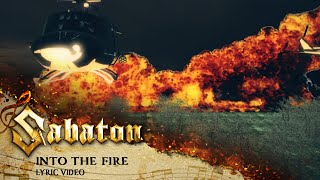 SABATON  Into the Fire Official Lyric Video [upl. by Naresh984]