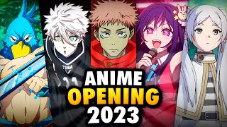 ANIME OPENING QUIZ 🔊🎶 2023 EDITION The best Anime Openings of 2023🔥 [upl. by Sitoiyanap]