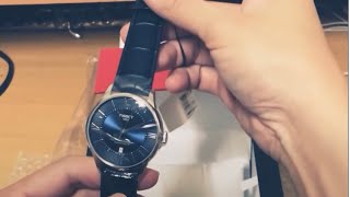 TISSOT CHEMIN DES TOURELLES POWERMATIC 80 Blue [upl. by Nomrah]