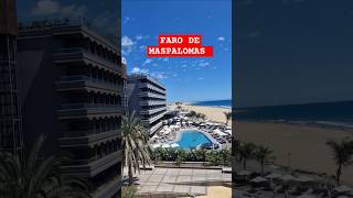 farodemaspalomas maspalomas grancanaria canaryisland dunes lighthouse beach spain travel [upl. by Elatnahc]